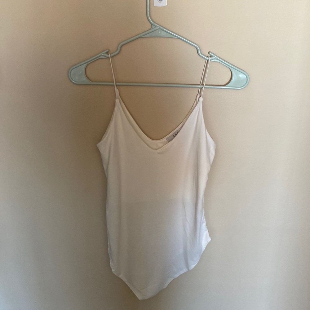 Plain white Tanktop Bodysuit